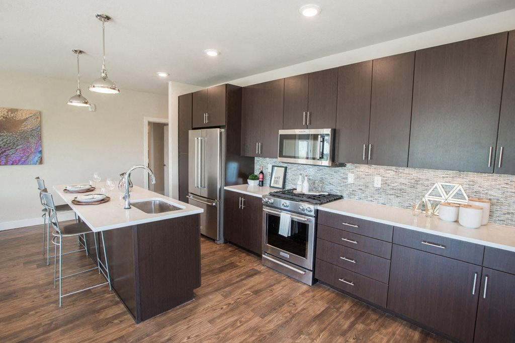 Gourmet Kitchen at Union West Apartments in Lakewood, CO
