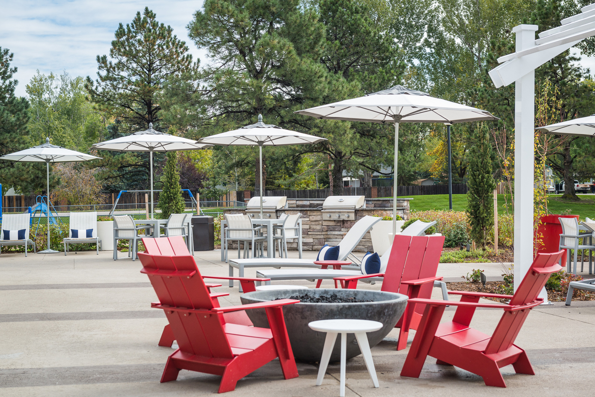 Fire Pit at Village Gardens Apartments in Fort Collins, CO