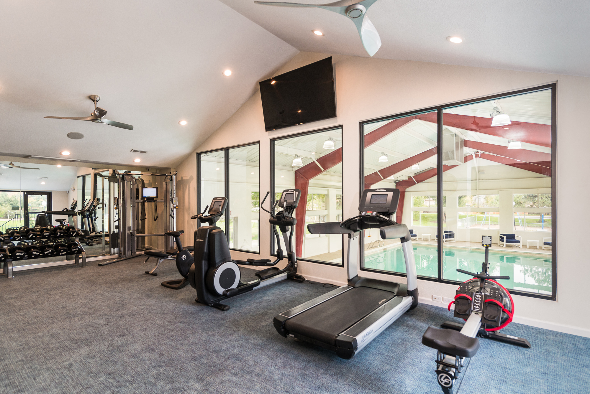 Fitness Center at Village Gardens Apartments in Fort Collins, CO