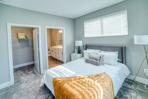 Bedroom at Westown at Wilson, Michigan