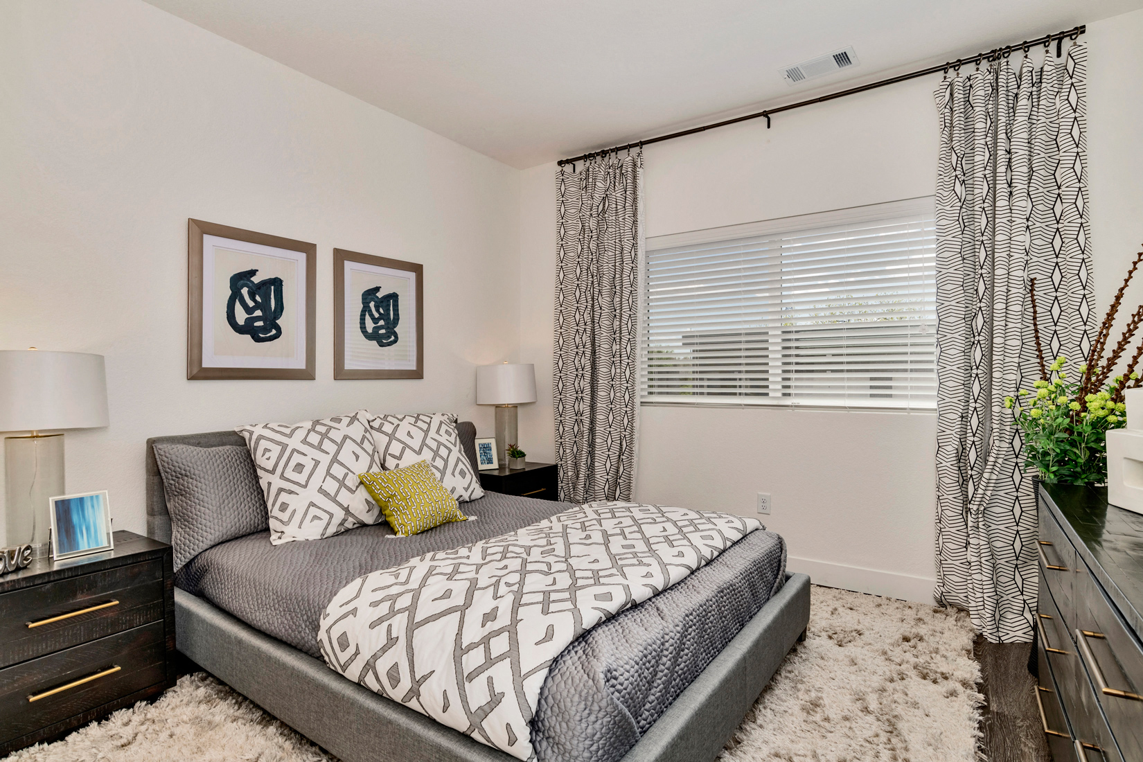 Bedroom at West Line Flats Apartments in Lakewood, CO