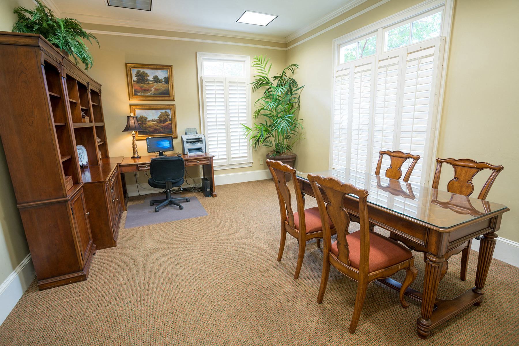 Business Center at Verandas at Taylor Oaks Apartments in Montgomery, AL