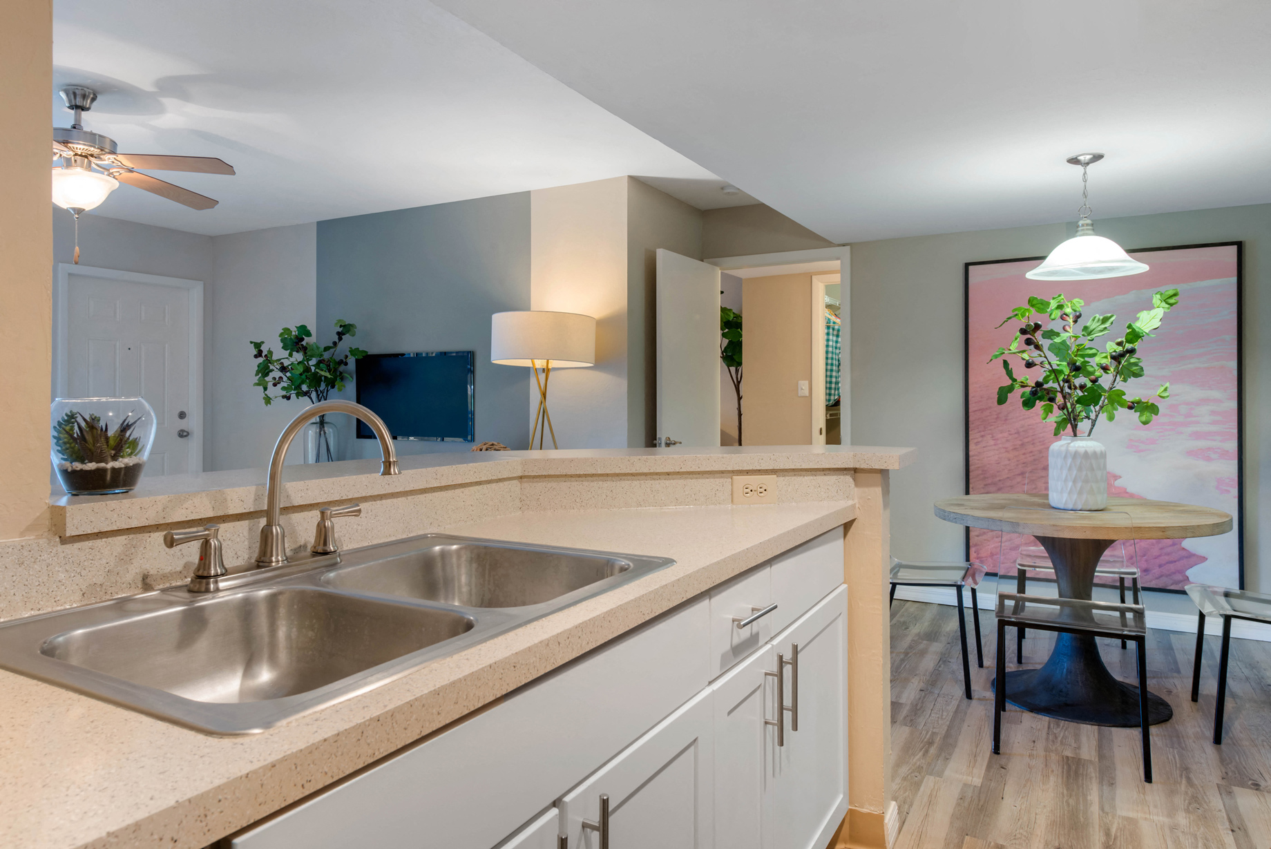 Kitchen at Brantley Pines Apartments in Ft. Myers, FL