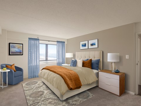 Big Bedrooms at 10 West Apartments, New York 11561