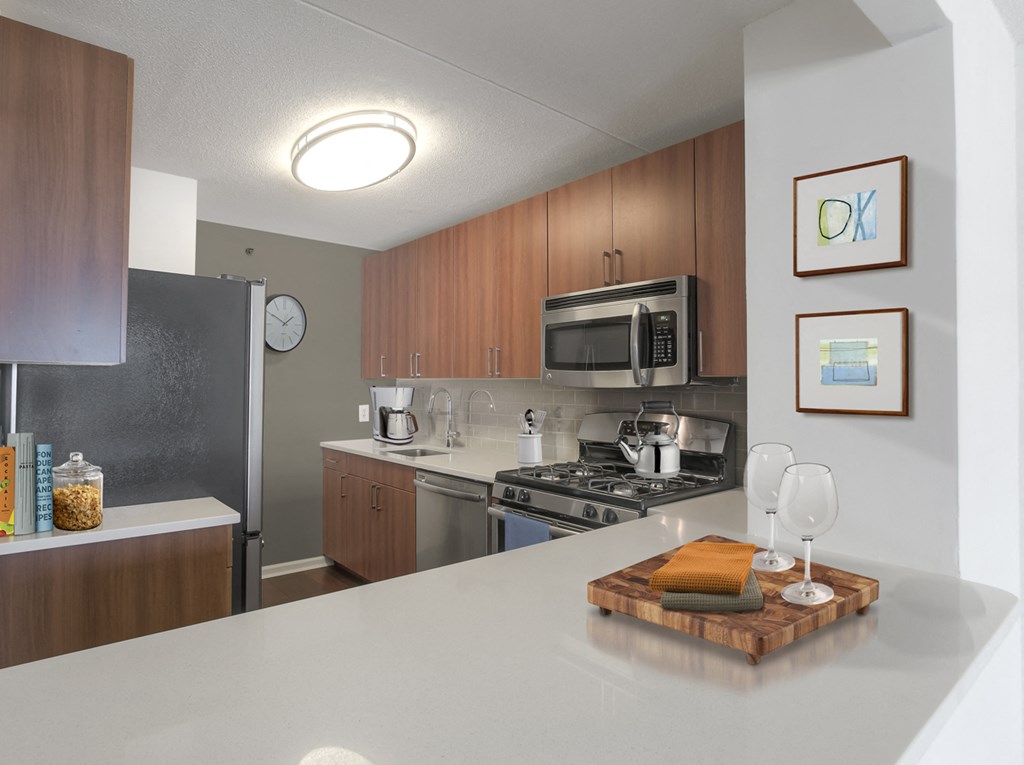 Luxury Kitchens at 10 West Apartments, New York