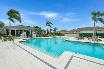 Sparkling Pool at Estia at Lakewood Ranch, Bradenton, FL