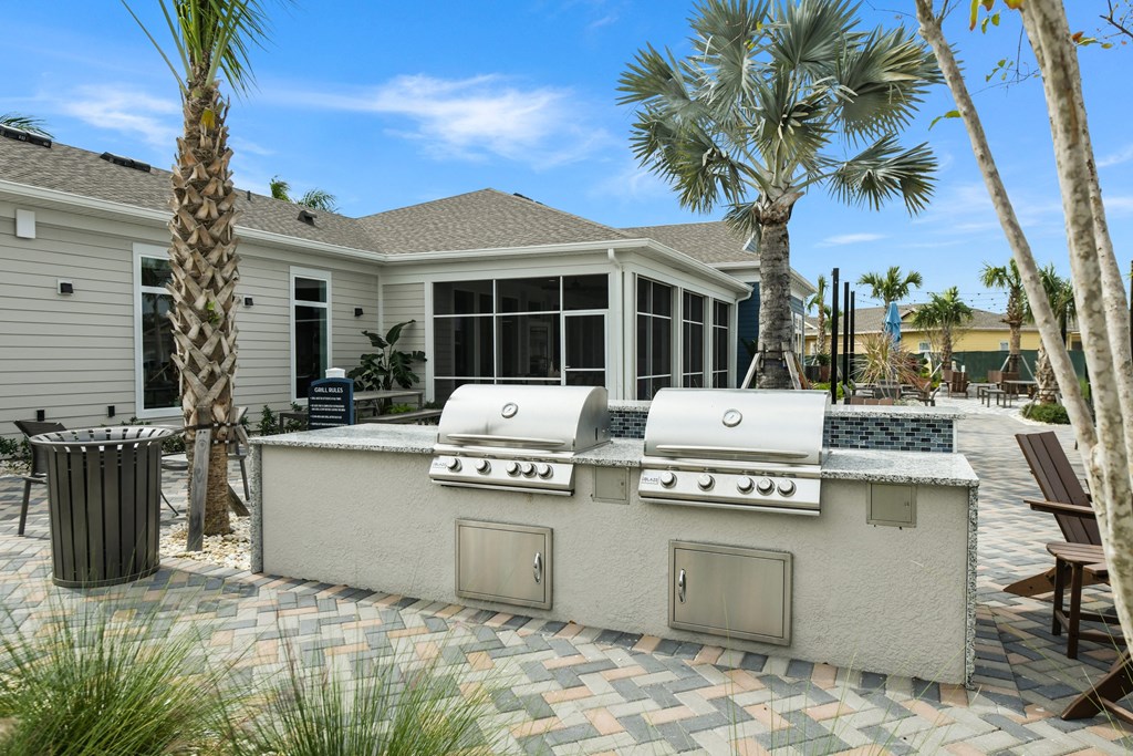 Grilling station at Estia at Lakewood Ranch, Bradenton, 34211