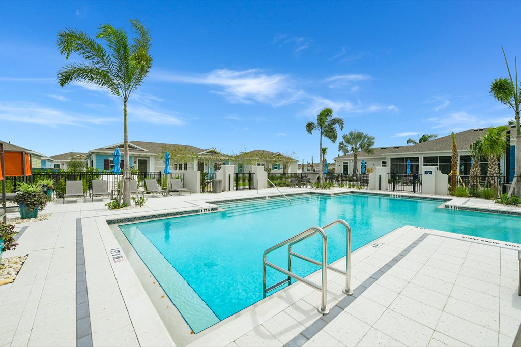Sparkling Pool at Estia at Lakewood Ranch, Bradenton, FL