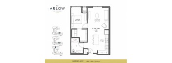 Warner ACC Floor Plan at The Arlow on Kellog, St. Paul, MN