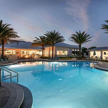 Resort Pool w/ Sun Ledge at Enclave at 3230 Apartments, Florida