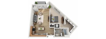 G Floor Plan at Wheaton 121, Wheaton, Illinois