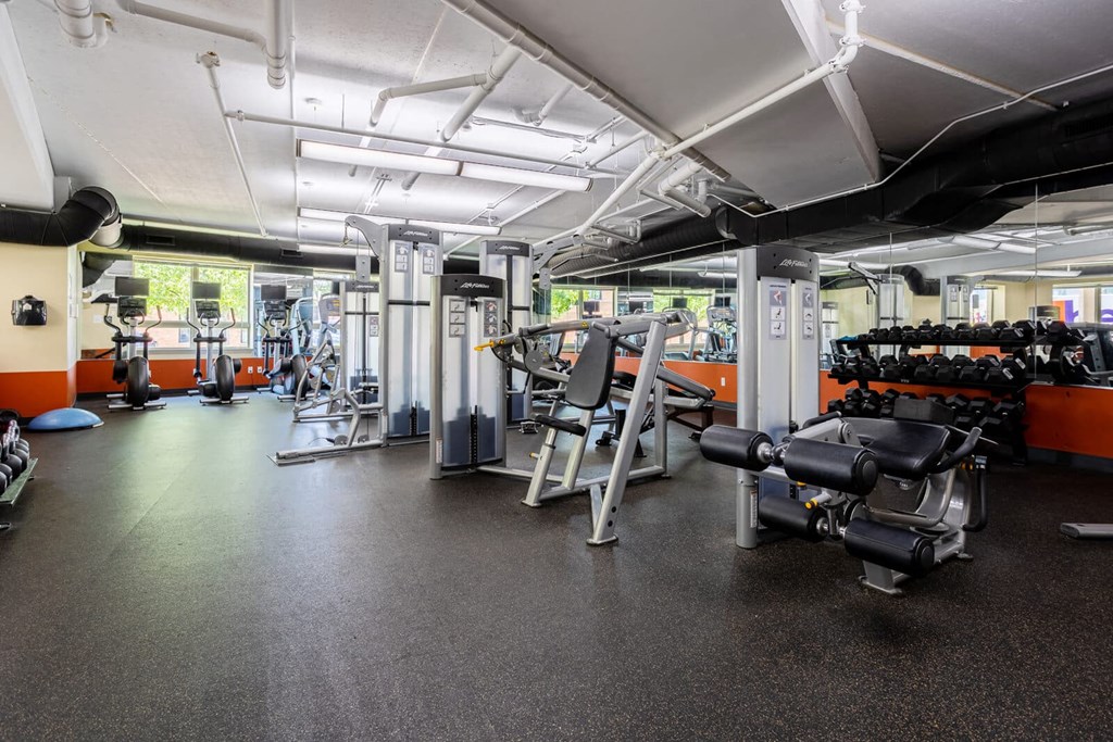 Gym at Wheaton 121, Illinois