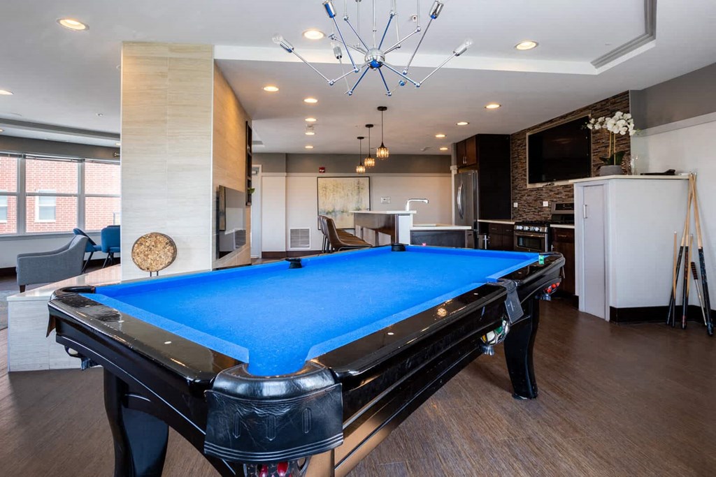 Billiards Table at Wheaton 121, Wheaton, IL