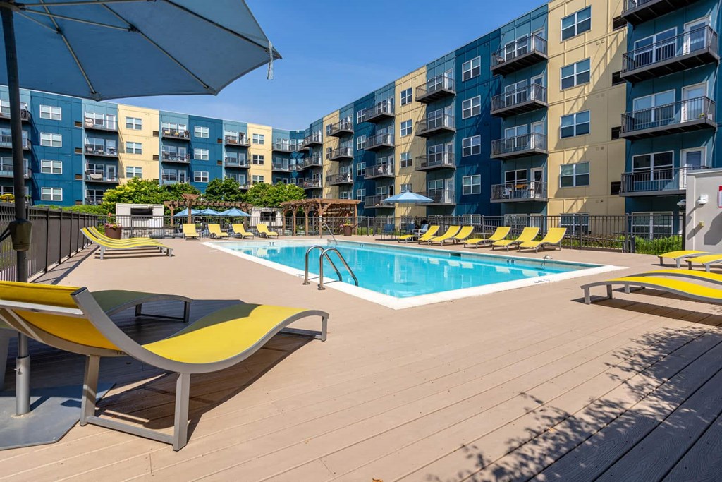 Pool With Sundecks at Wheaton 121, Wheaton