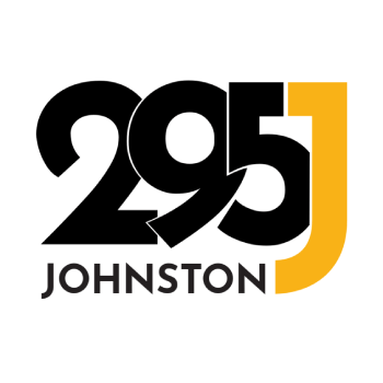 The image is a logo with the numbers 295 and the word Johnston.
