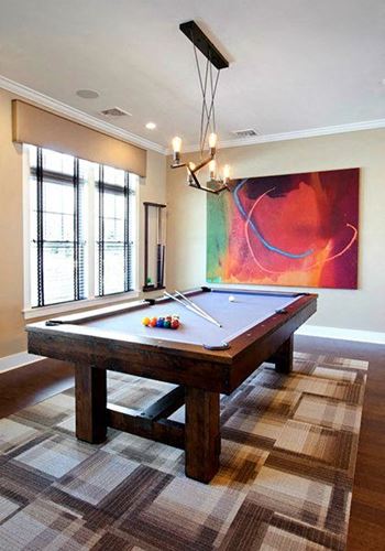 Billiards table at Hillside Club Apartments, New Jersey, 07039