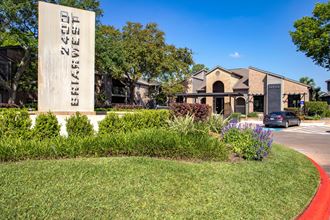 Property Signage at 2400 Briarwest Apartments, Houston, 77077 - Photo Gallery 1