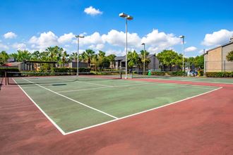 Tennis Court at 2400 Briarwest Apartments, Houston