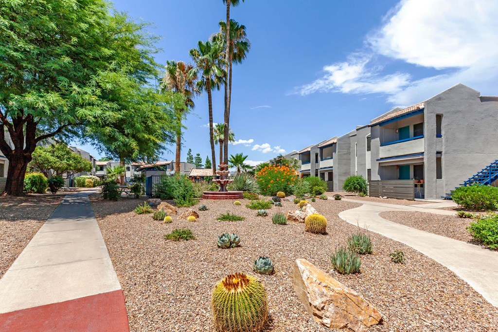 Courtyard View at Agave Apartments, Arizona, 85704