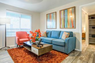 Modern Living Room at Agave Apartments, Tucson, 85704