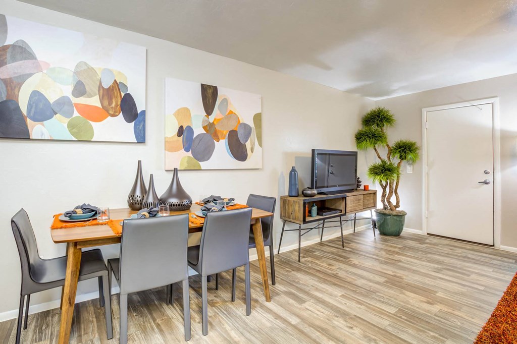 Dining Area Dining Area at Agave Apartments, Tucson