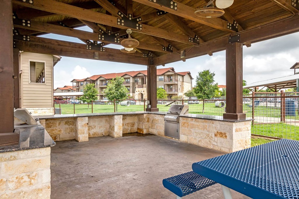 Outdoor Grill Station at Legacy Brooks, Texas
