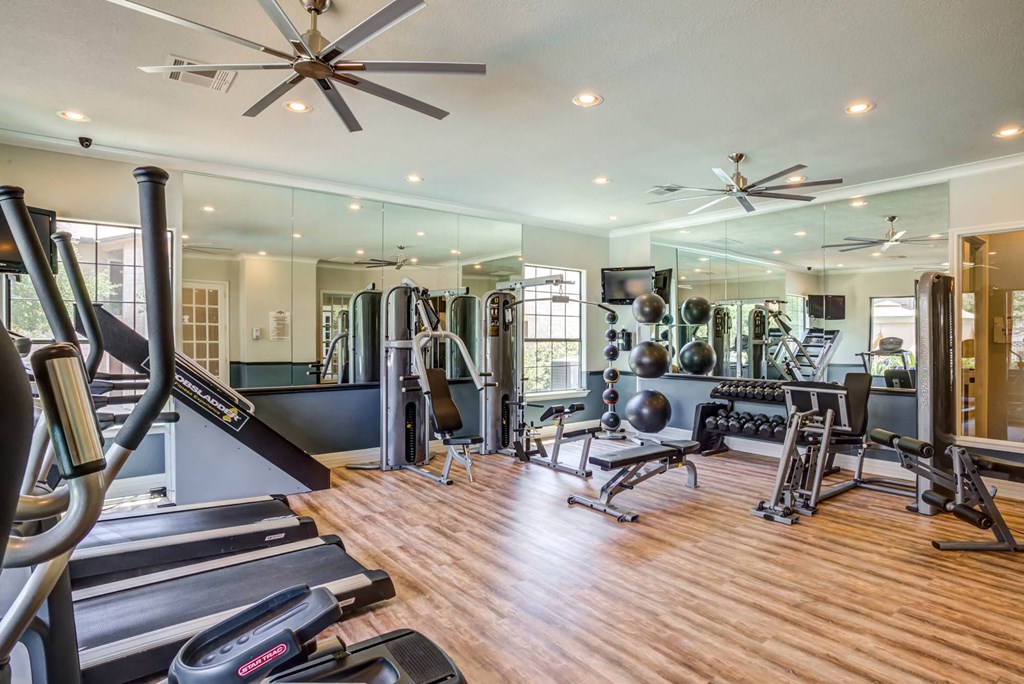 Fitness Center at Park Hudson Place Apartments, Bryan, TX