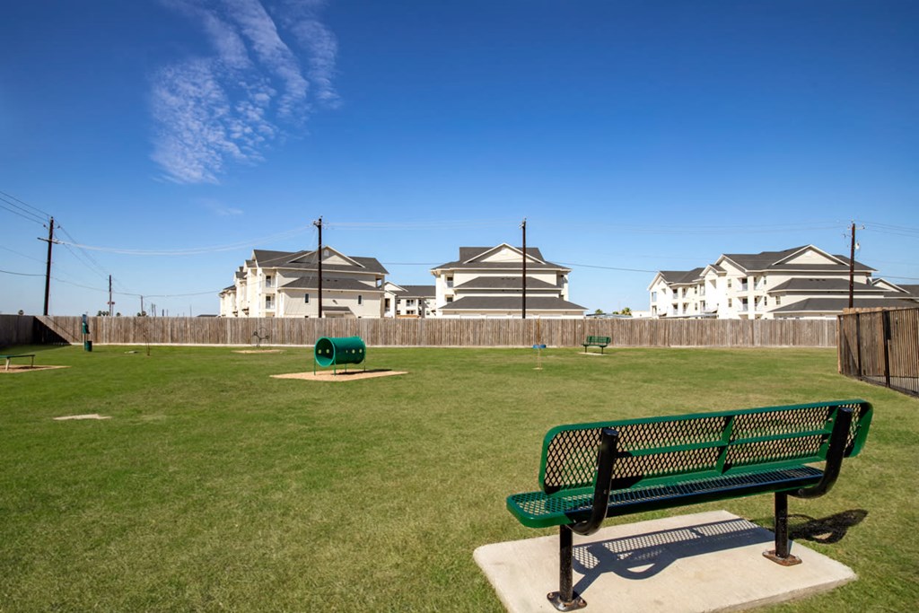 Dog Park at Pavilions at Northshore Apartment Homes, Portland, Texas
