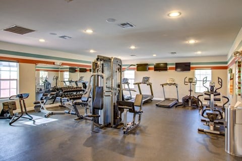 Fitness Center at Pavilions at Northshore Apartment Homes, Portland, 78374