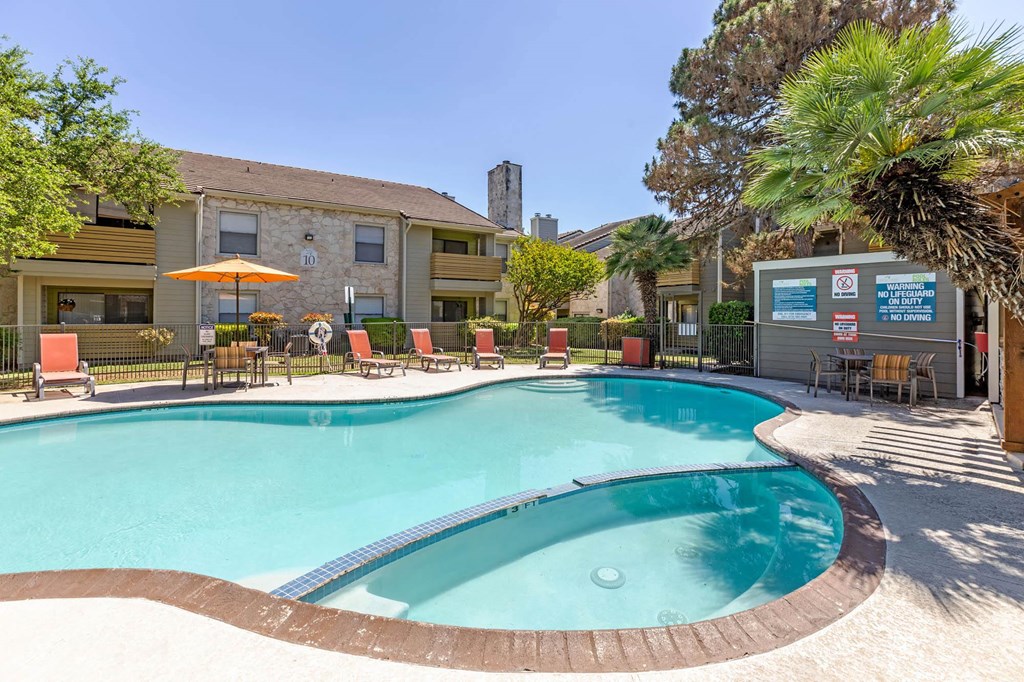 Swimming Pool With Relaxing Sundecks at Turtle Creek Vista, San Antonio, TX