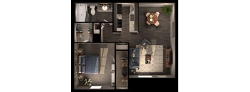 1 bed 1 bath at Sundance and Sausalito Apartments, College Station