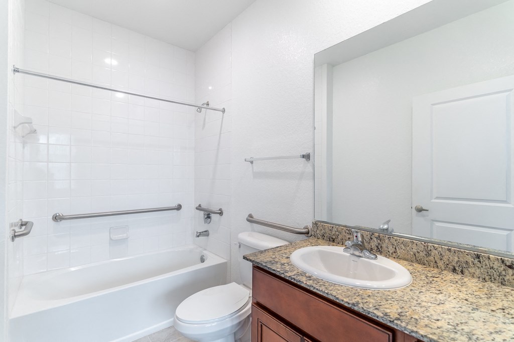 Bathroom with Grab Bars