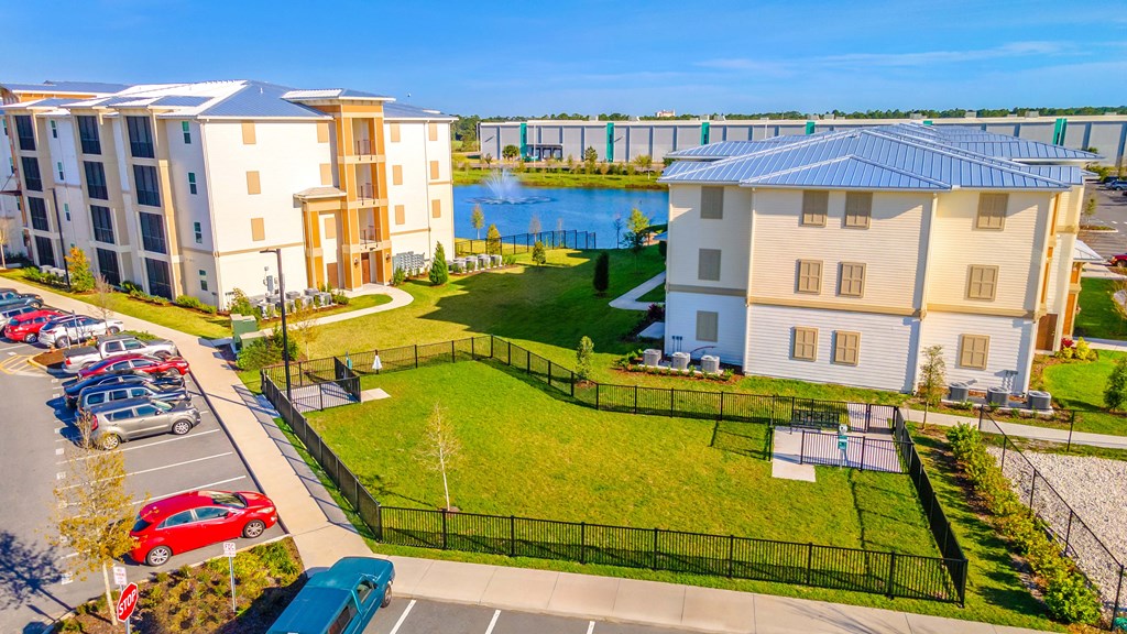 Aerial View of Dog Park