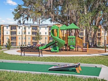 Playground and Cornhole
