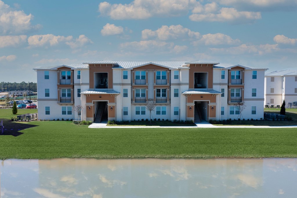 3 Story Exterior Lake View