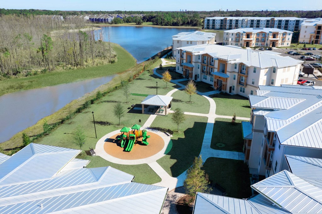 3 Story Exterior Lake View