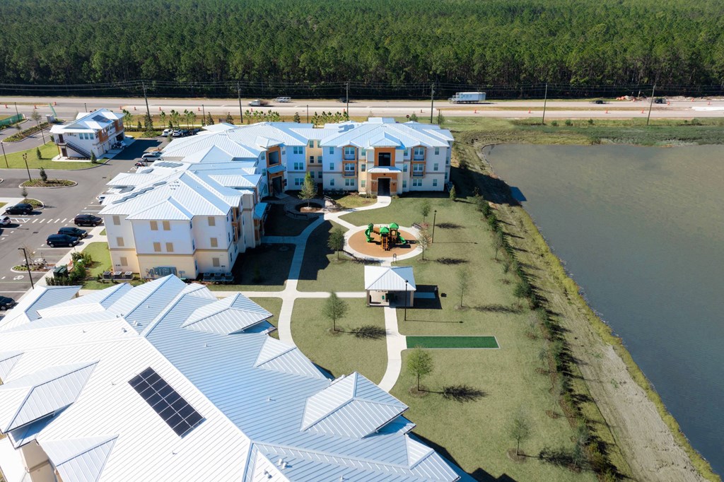 3 Story Exterior Lake View