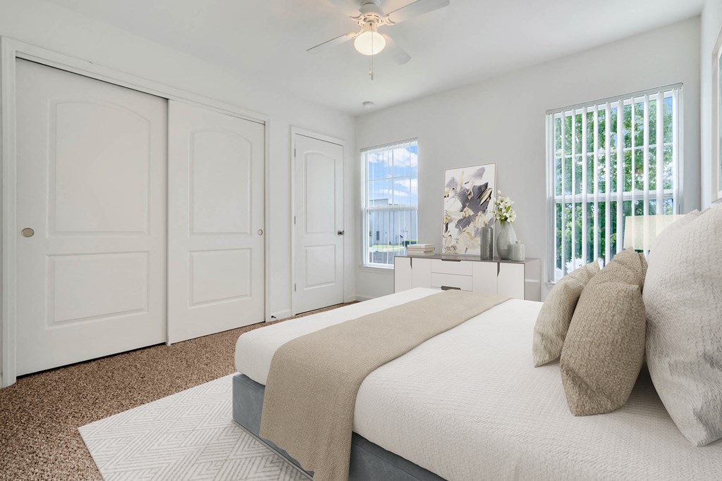 Bedroom with Large Closet Bedroom with Large Closet