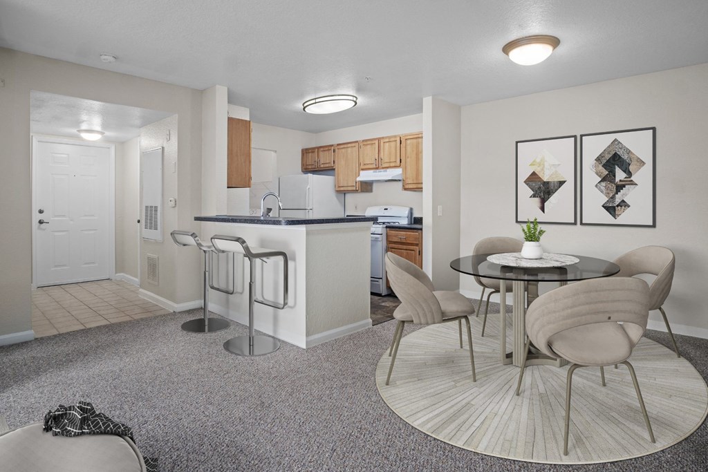 Dining Room, Kitchen