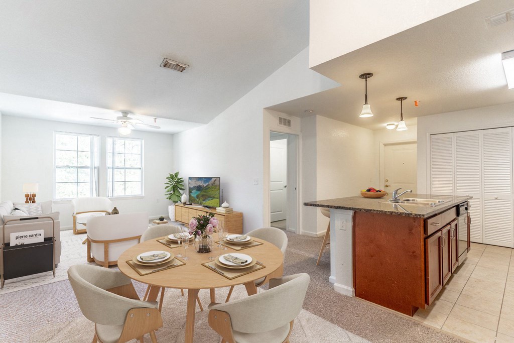 Dining room and Kitchen