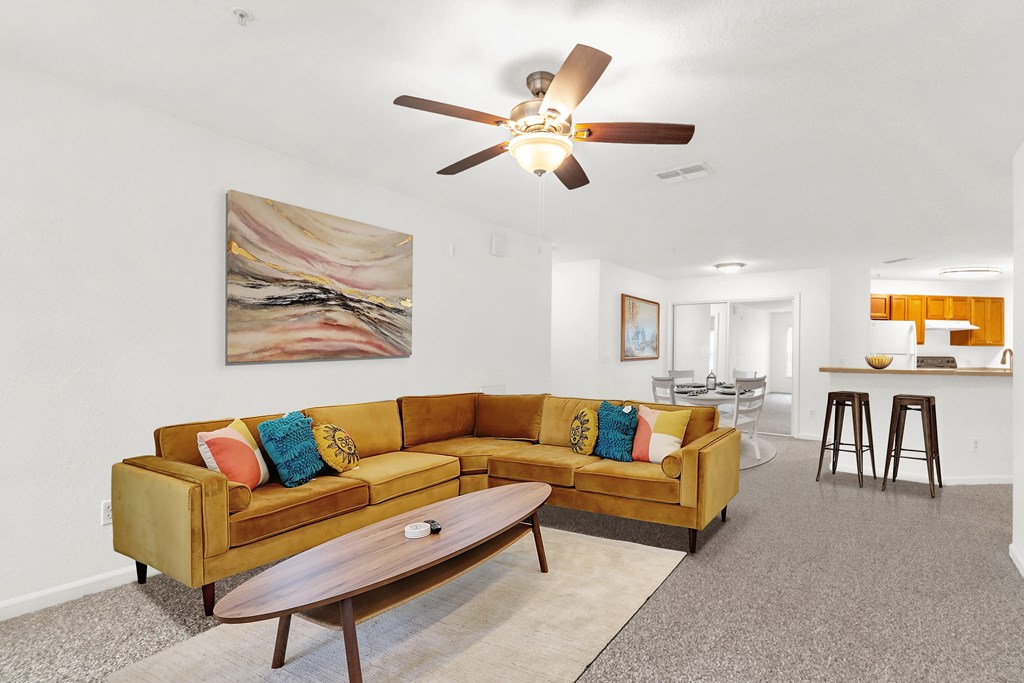 Spacious Living Rooms