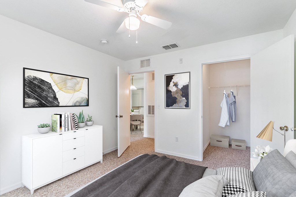 Large Bedrooms with Closet Space