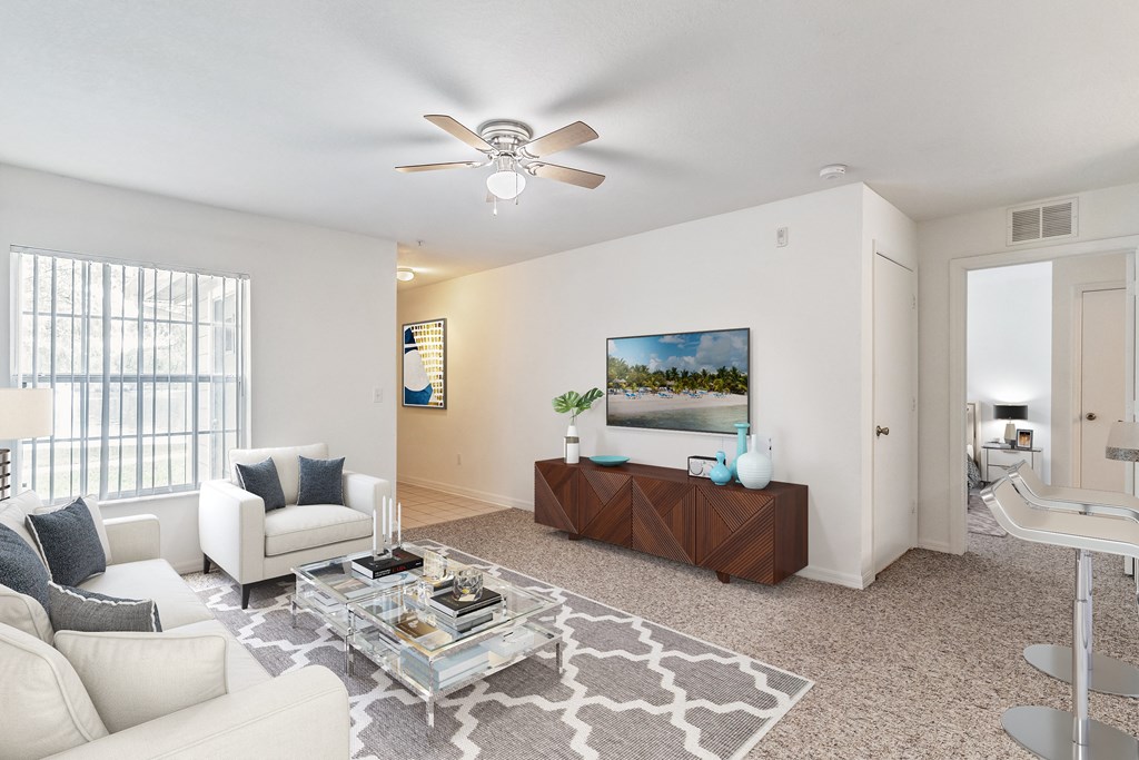 Spacious Living Rooms