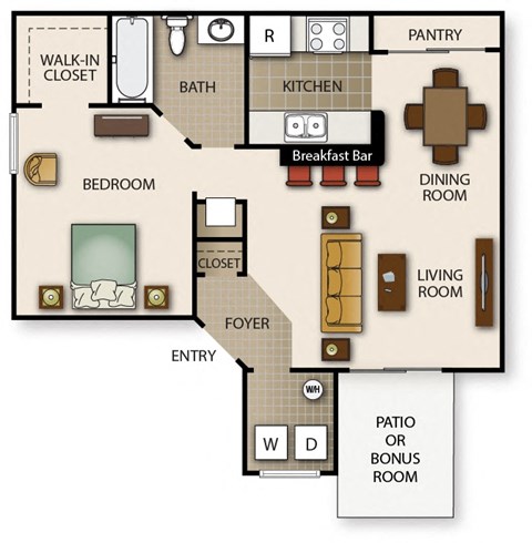 a floor plan of a home