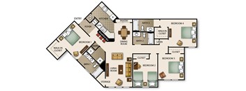 Four Bedroom Three Bath