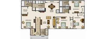 a floor plan of a house
