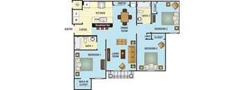 a floor plan of a house