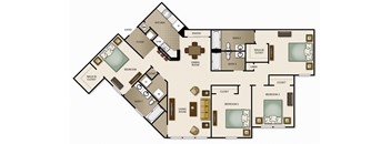 Four Bedroom Three Bath