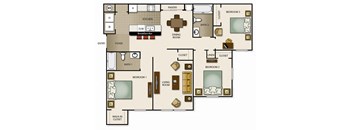 Three Bedroom Two Bath