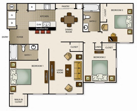 1575 S Woodland Blvd 1-4 Beds Apartment, Student for Rent - Photo Gallery 27